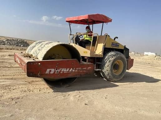 تاجير رصاصة الرياض لدمك التربة في مشاريع الطرق والبنية التحتية